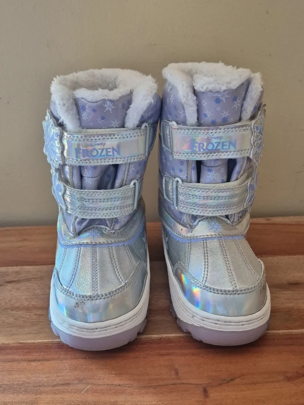 Girls' Disney Frozen Light Up Snow Boots - Sz. 11